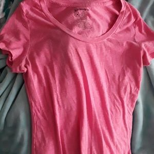 No boundaries, light pink short sleeve, size large